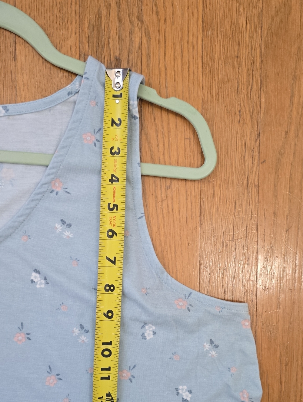 A:GLOW BRAND WOMEN'S BLUE FLORAL SLEEVELESS MATERNITY TOP SIZE XL - Picture 13 of 17